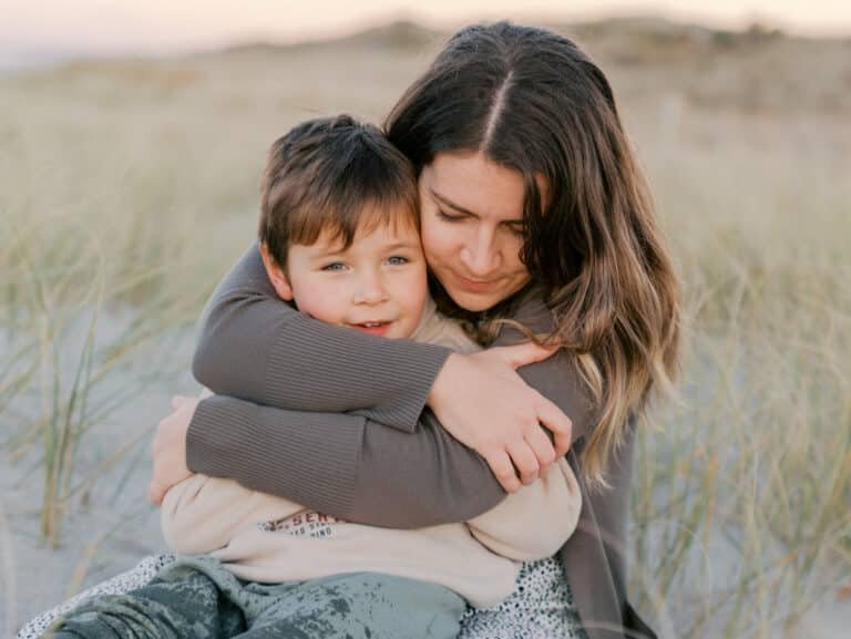 A PAPAMOA BEACH FAMILY SESSION AT SUNSET